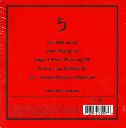 Ed Sheeran : 5 (Box, Comp + CD, EP + CD, EP + CD, EP + CD, EP + CD)