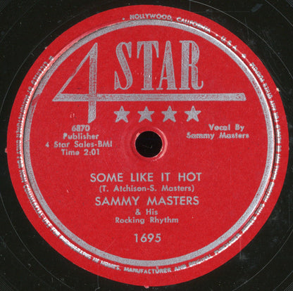 Sammy Masters & His Rocking Rhythm : Pink Cadillac / Some Like It Hot (10")