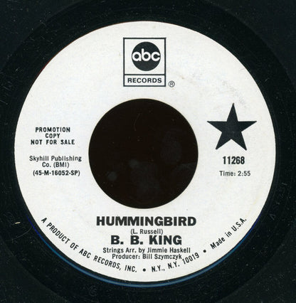 B.B. King : Hummingbird / Ask Me No Questions (7", Single, Promo)