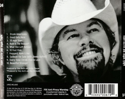 Toby Keith : 35 MPH Town (CD, Album)