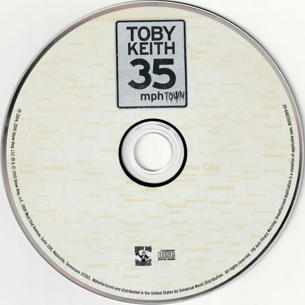 Toby Keith : 35 MPH Town (CD, Album)
