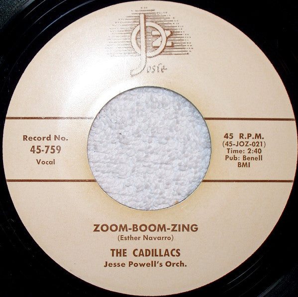 The Cadillacs : Zoom-Boom-Zing (7", Unofficial)