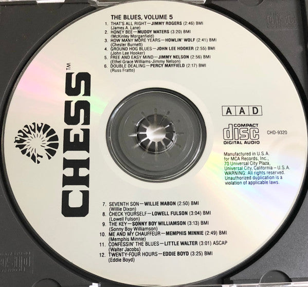 Various : The Blues Volume 5 (CD, Comp, RE)