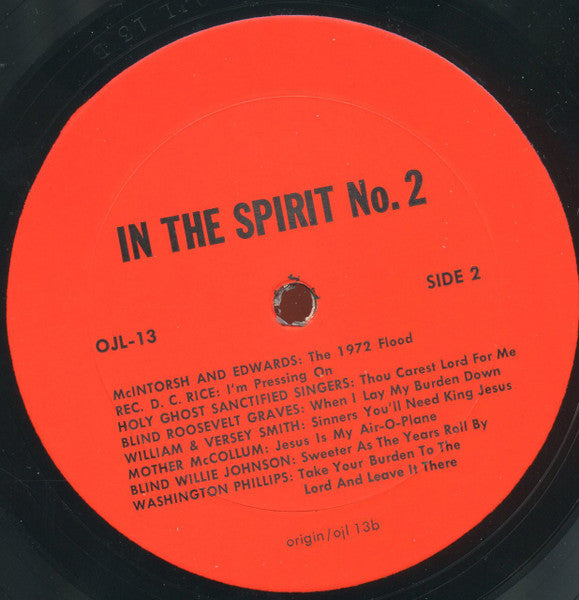 Various : In The Spirit Vol. 2 (LP, Comp, RE)