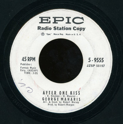 George Maharis : Baby Has Gone Bye Bye / After One Kiss (7", Promo)