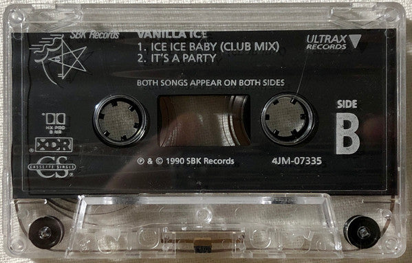 Vanilla Ice : Ice Ice Baby (Cass, Single, Blu)
