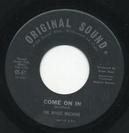 The Music Machine : Talk Talk / Come On In (7", Single)