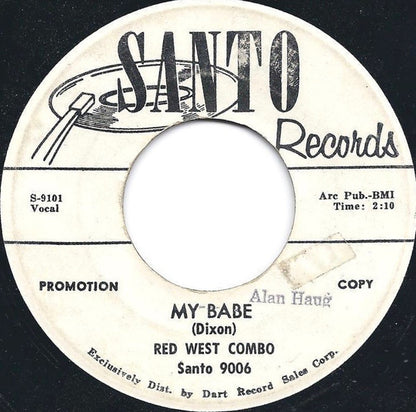 Red West Combo : My Babe / Bossa Nova Momza (7", Promo)