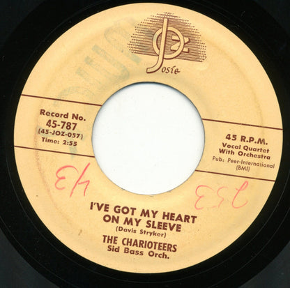 The Charioteers, Sid Bass And His Orchestra : I've Got My Heart On My Sleeve / Don't Play No Mambo (7", Single)