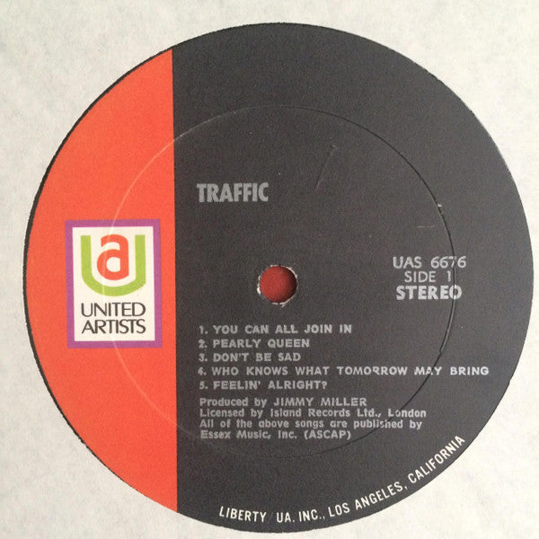 Traffic : Traffic (LP, Album, All)