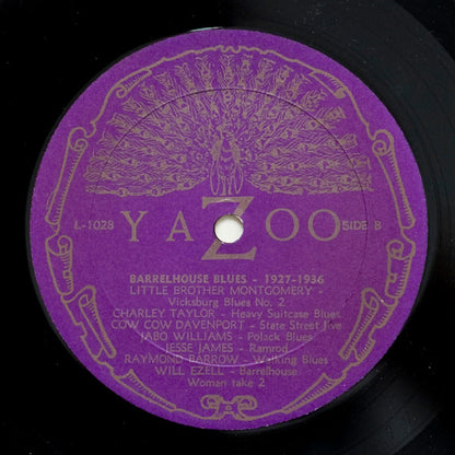 Various : Barrelhouse Blues 1927-1936 (LP, Comp, RE)