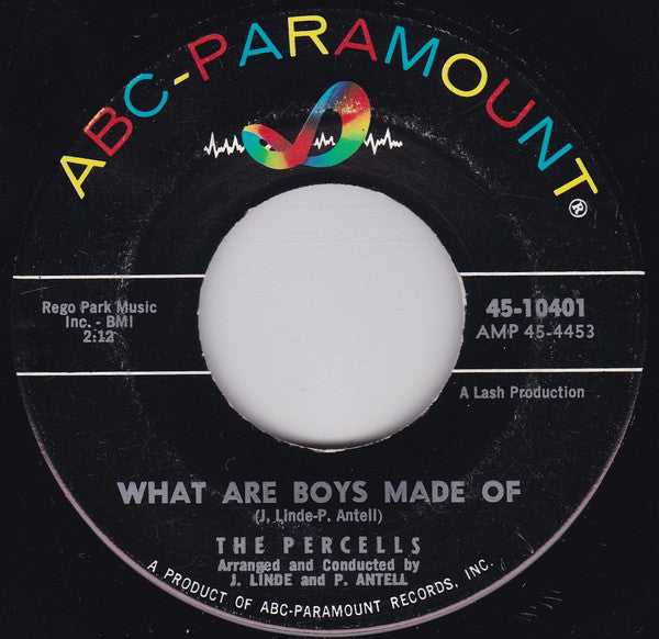 The Percells : What Are Boys Made Of (7", Single)