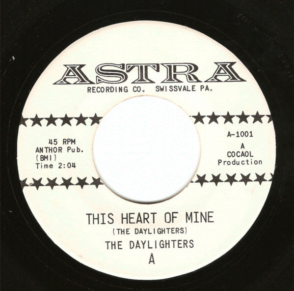 The Daylighters : This Heart Of Mine (7", Single, RE)