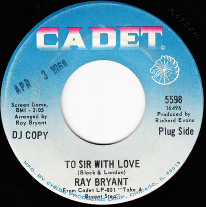 Ray Bryant : To Sir With Love / Dinner On The Grounds (7", Single, Promo)