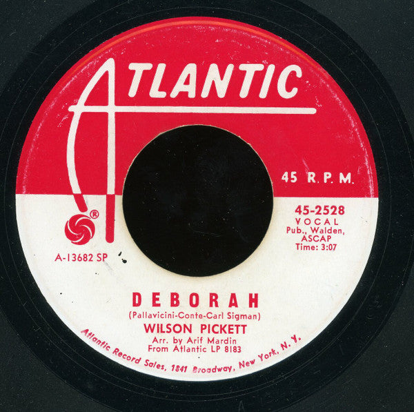 Wilson Pickett : I'm A Midnight Mover (7", Single, Promo, SP )