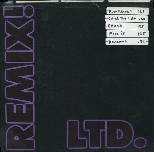 Various : Remix! Ltd. One (3x12", Comp)