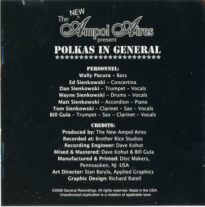 The New Ampol Aires : Polkas In General (CD, Album)