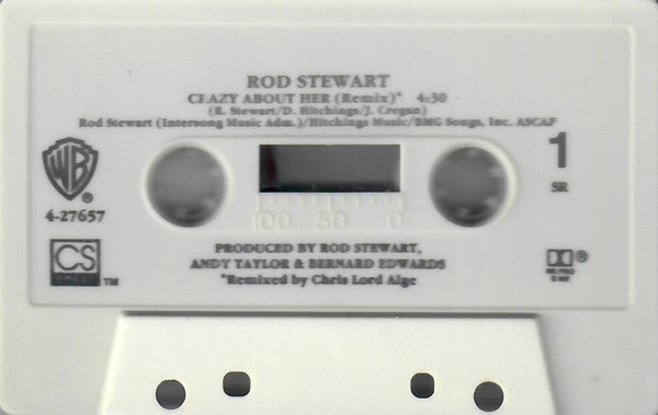 Rod Stewart : Crazy About Her (Cass, Single)