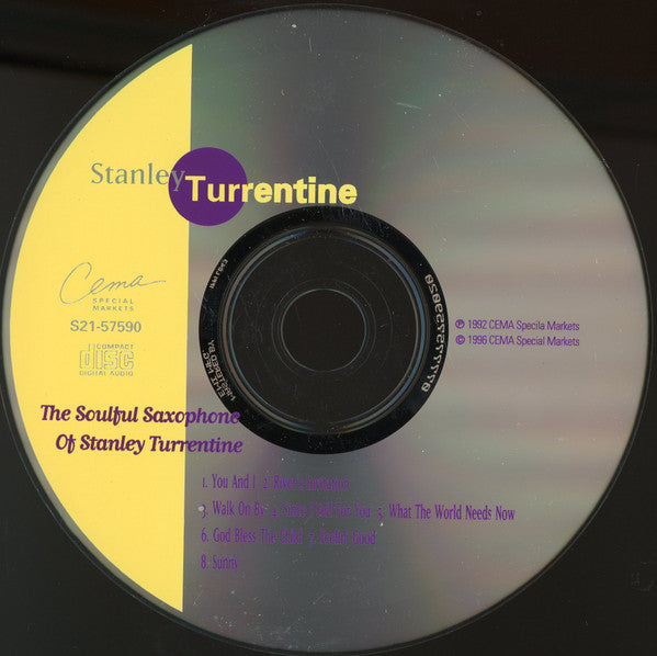 Stanley Turrentine : The Soulful Saxophone Of Stanley Turrentine (CD, Comp)