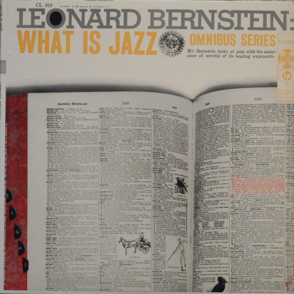 Leonard Bernstein : What Is Jazz (LP, Album, Mono)