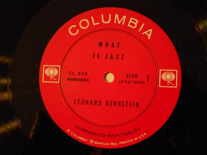 Leonard Bernstein : What Is Jazz (LP, Album, Mono)