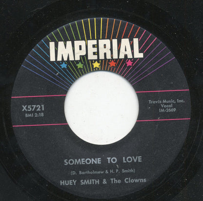 Huey "Piano" Smith & His Clowns : Someone To Love (7", Single)