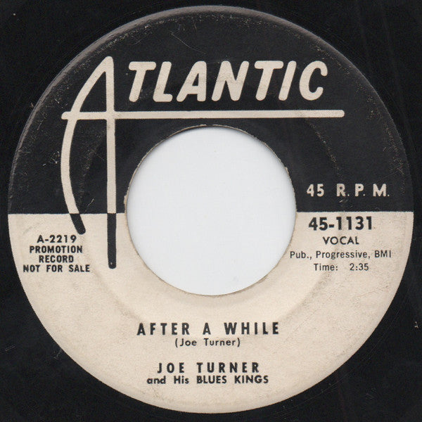 Joe Turner & His Blues Kings : Red Sails In The Sunset / After A While (7", Promo)