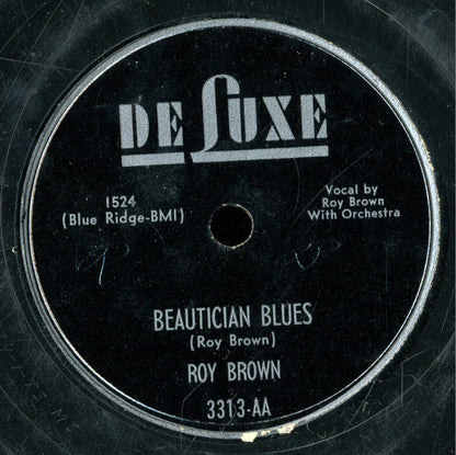 Roy Brown : Wrong Woman Blues / Beautician Blues (Shellac, 10")