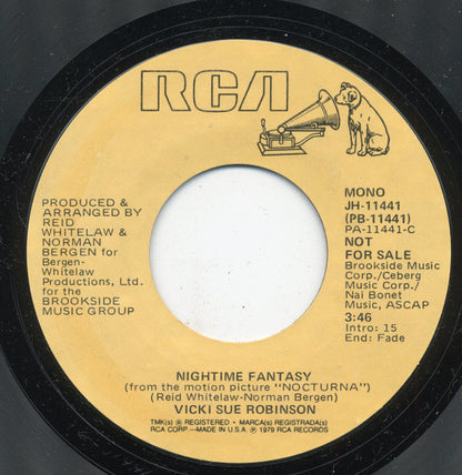 Vicki Sue Robinson : Nightime Fantasy (7", Single, Promo, Styrene)