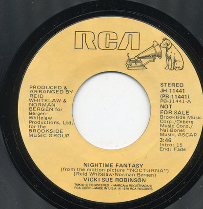 Vicki Sue Robinson : Nightime Fantasy (7", Single, Promo, Styrene)