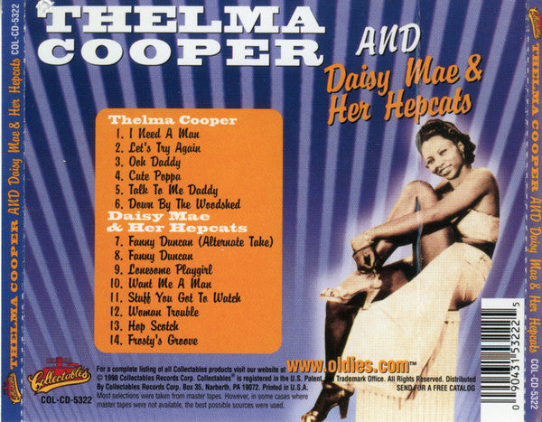 Thelma Cooper And Daisy Mae And Her Hepcats : Thelma Cooper And Daisy Mae And Her Hepcats (CD, Album, Comp)