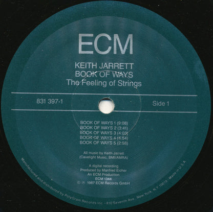 Keith Jarrett : Book Of Ways (2xLP, Gat)