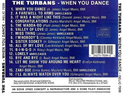 The Turbans : When You Dance (CD, Comp)