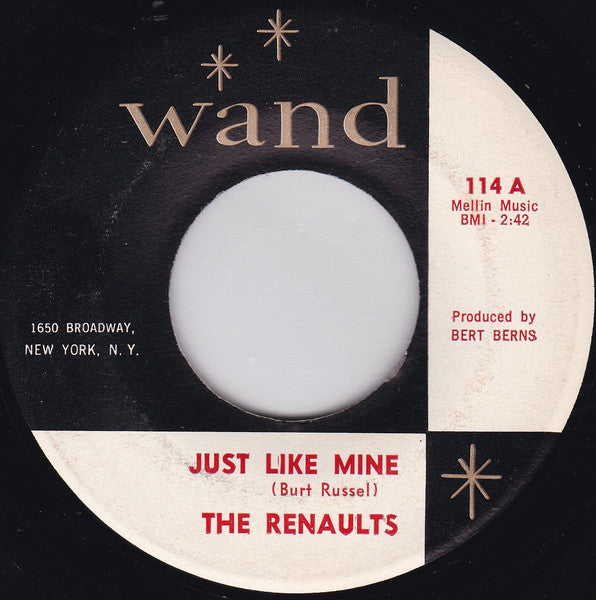 The Renaults (2) : Just Like Mine (7", Single, Mono)