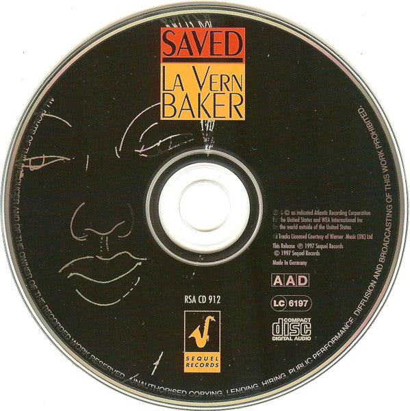 LaVern Baker : Saved (CD, Album, Comp, RM)