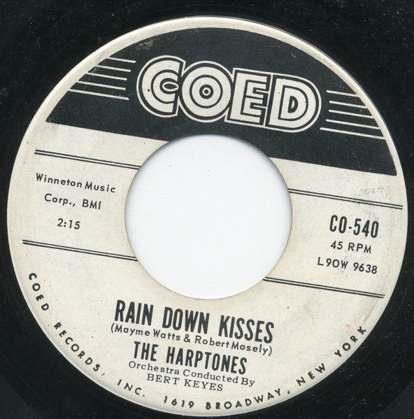 The Harptones : Answer Me, My Love / Rain Down Kisses (7", Promo)