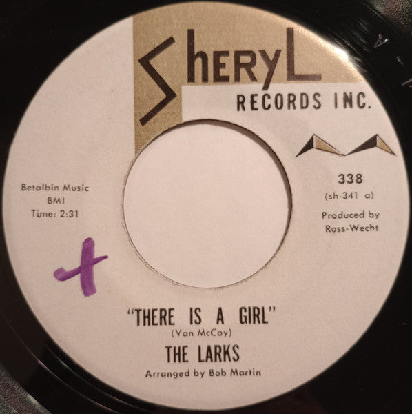 The Larks (5) : There Is A Girl / Let's Drink A Toast (7")