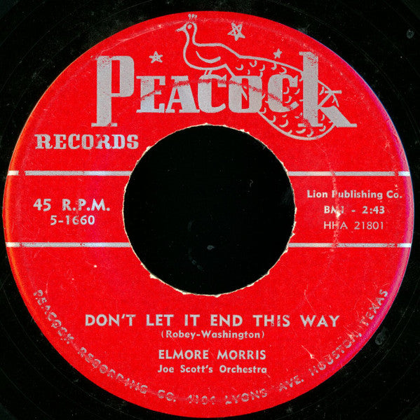 Elmore Morris : Darling, Depend On Me (7", Single)