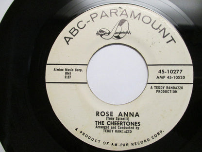 The Cheertones : I'll Come To You / Rose Anna (7", Single)