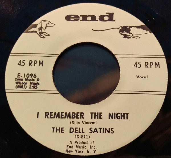 The Del-Satins : I'll Pray For You / I Remember The Night (7", Single, RE)