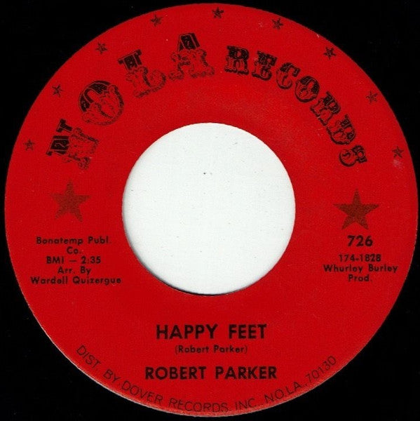 Robert Parker : Happy Feet / The Scratch (7", Single, Red)