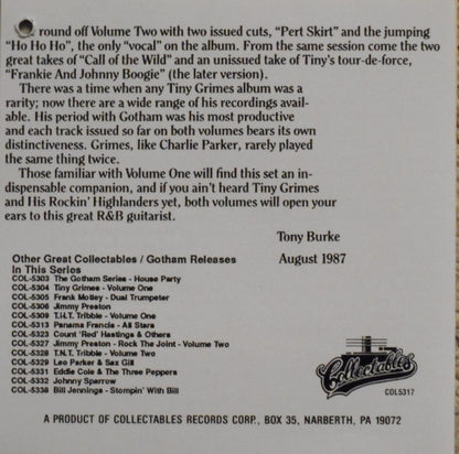 Tiny Grimes And His Rocking Highlanders : Volume Two (CD, Album, Comp)