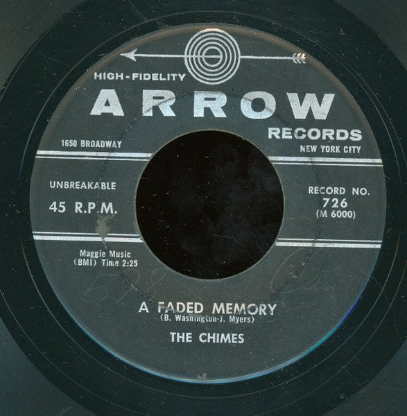 The Chimes (11) : A Faded Memory / Lovin' Baby (7", Single)