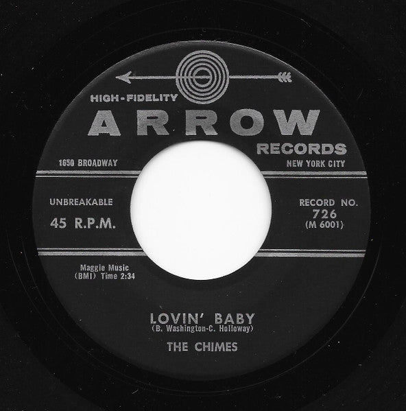 The Chimes (11) : A Faded Memory / Lovin' Baby (7", Single)