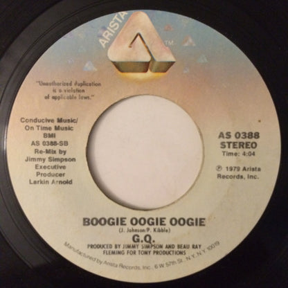 GQ : Disco Nights (Rock-Freak) / Boogie Oogie Oogie (7", Single, Styrene, Ter)