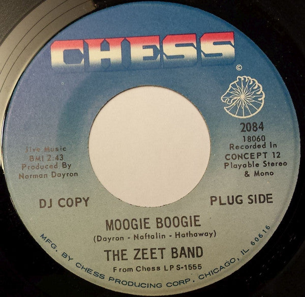 The Zeet Band : Moogie Boogie / Piggie Woogie (7", Single, Promo)
