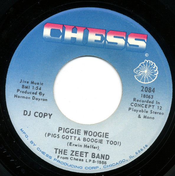 The Zeet Band : Moogie Boogie / Piggie Woogie (7", Single, Promo)