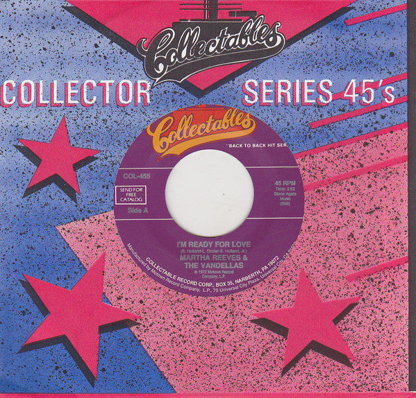 Martha Reeves & The Vandellas : I'm Ready For Love / Jimmy Mack (7", Single, Mono)