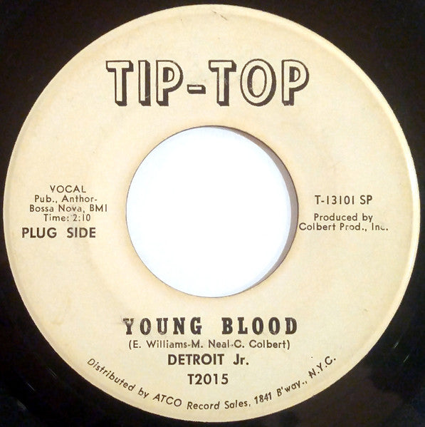 Detroit Junior : Young Blood (7", Promo)
