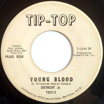 Detroit Junior : Young Blood (7", Promo)